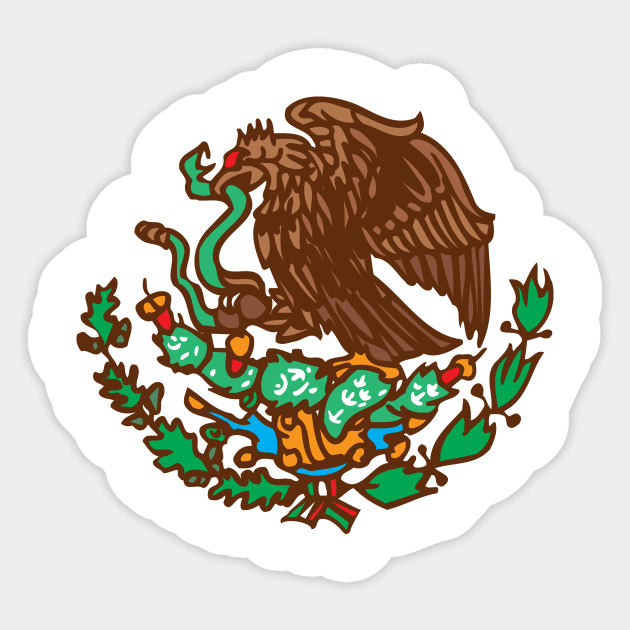 Mexican cote of arms Sticker by Estudio3e